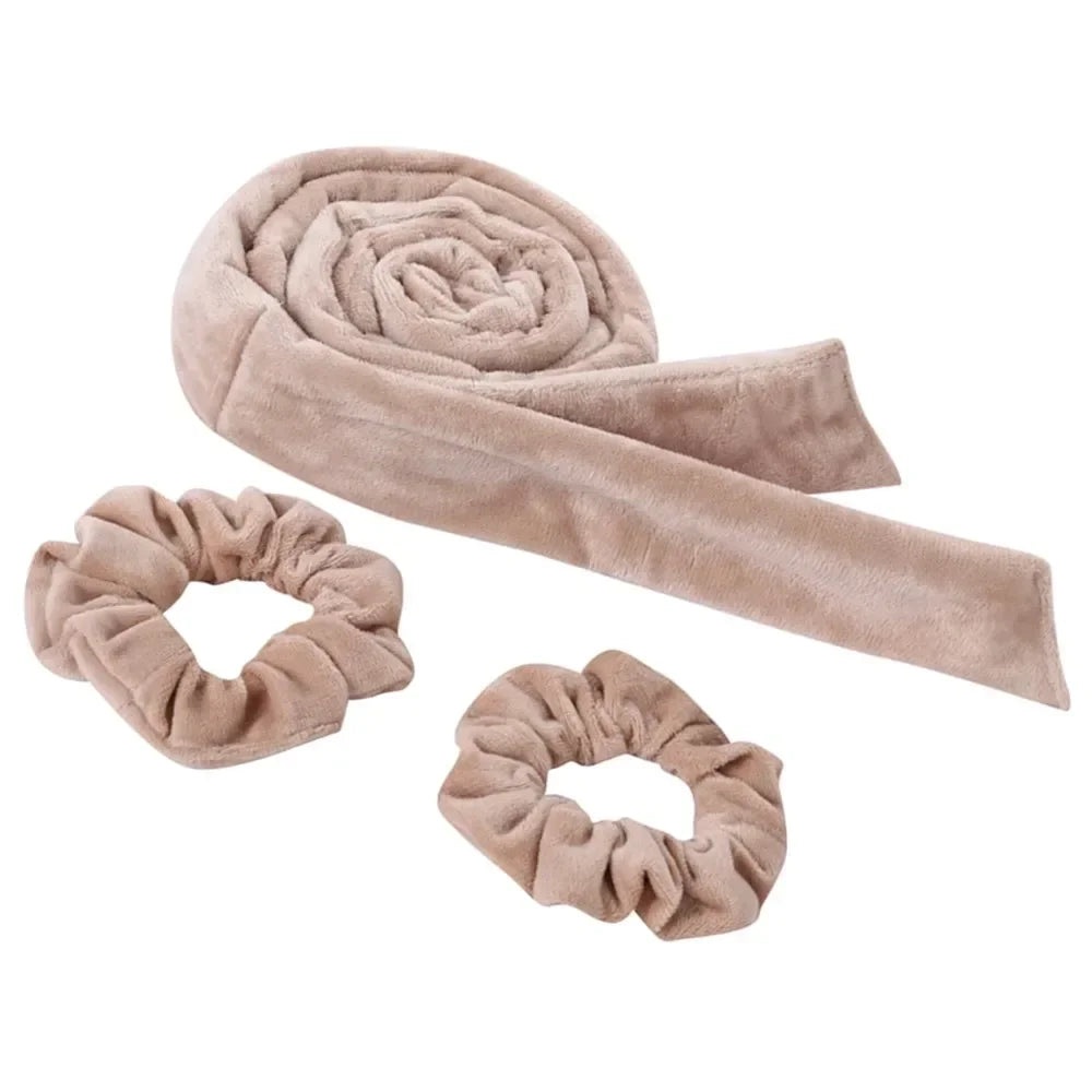 Luminora Heatless Curling Wrap Set — Sand · Scrunchies / China Mainland