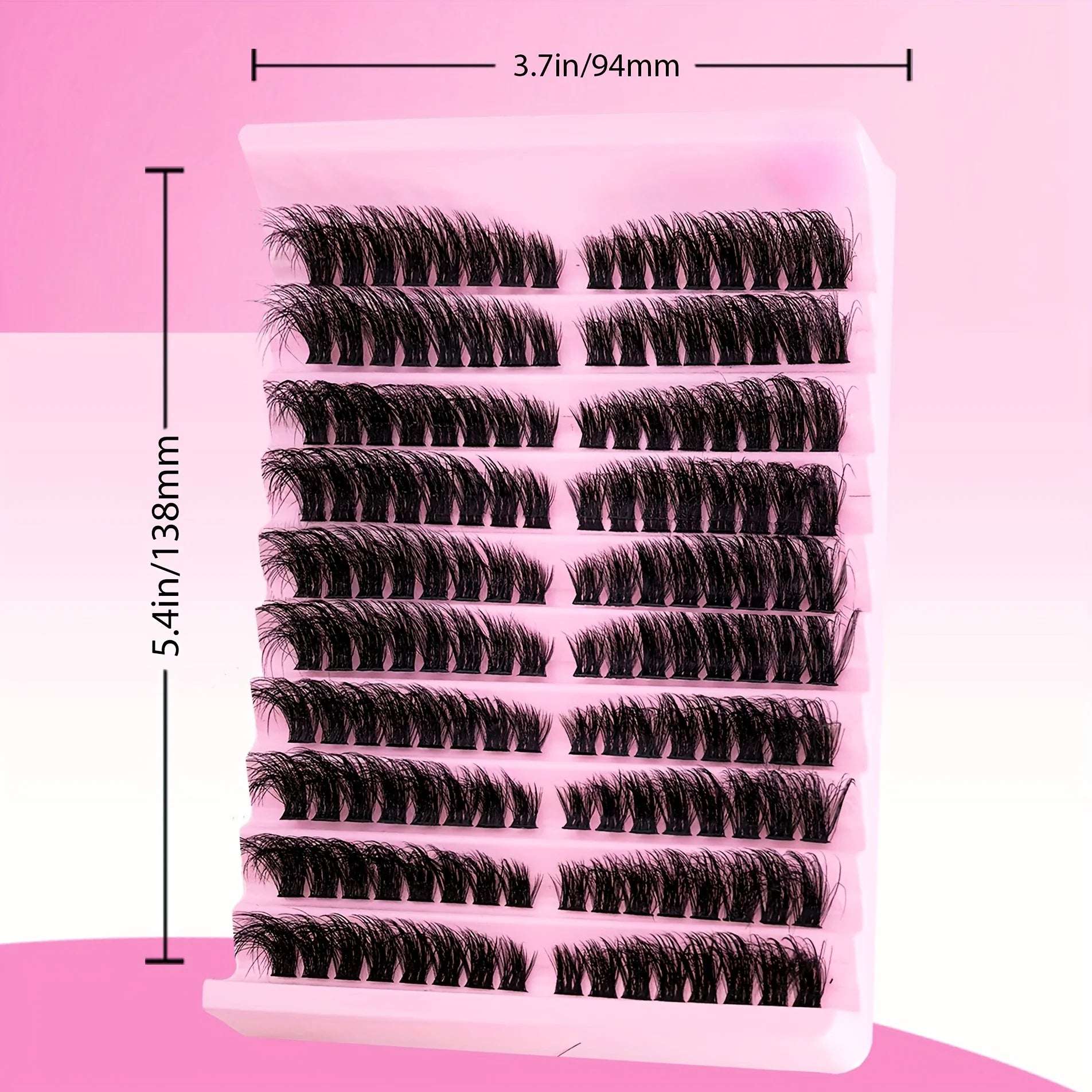 Natural D-Curl Lash Clusters – DIY Extension Set