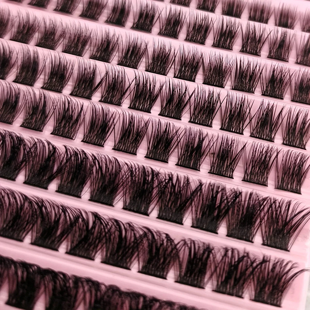 Natural D-Curl Lash Clusters – DIY Extension Set