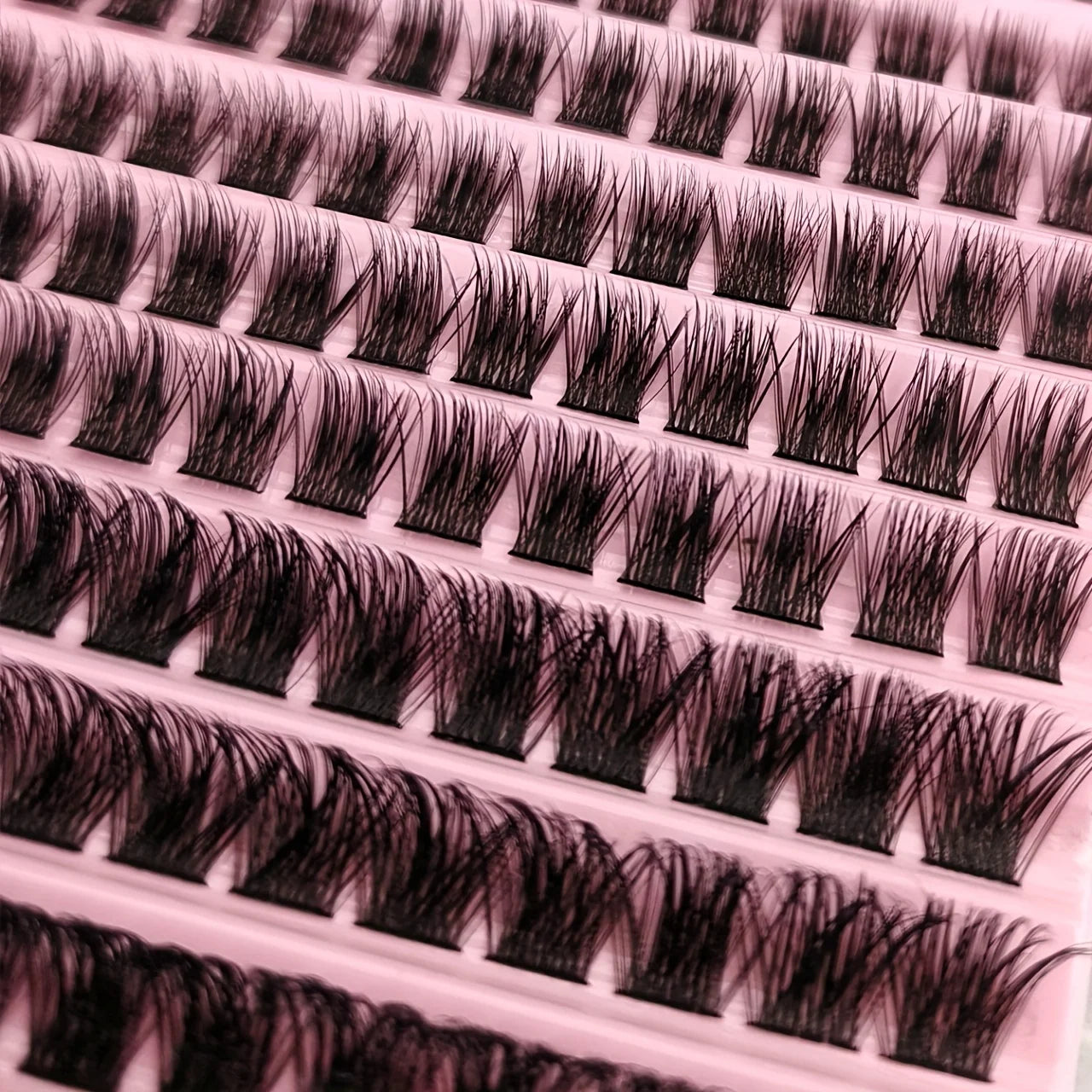 Natural D-Curl Lash Clusters – DIY Extension Set