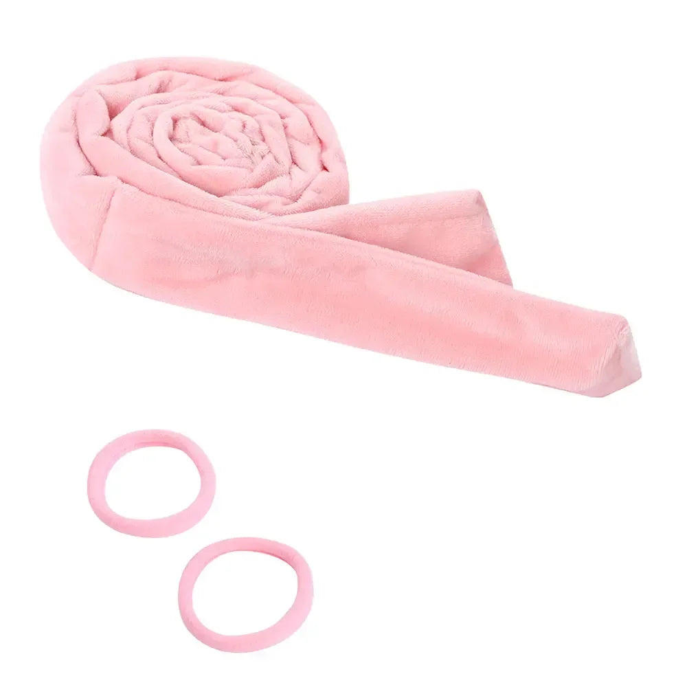 Luminora Heatless Curling Wrap Set — Blush · Hair ties / China Mainland
