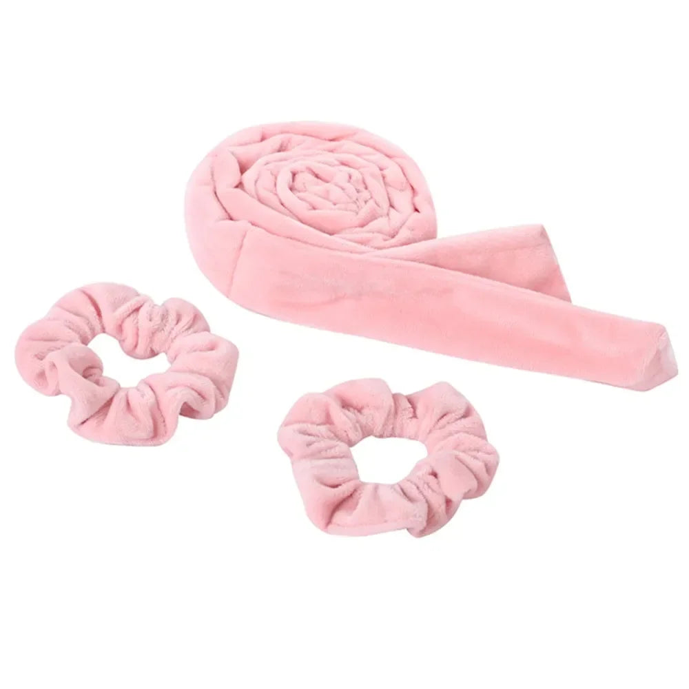 Luminora Heatless Curling Wrap Set — Blush · Scrunchies / China Mainland
