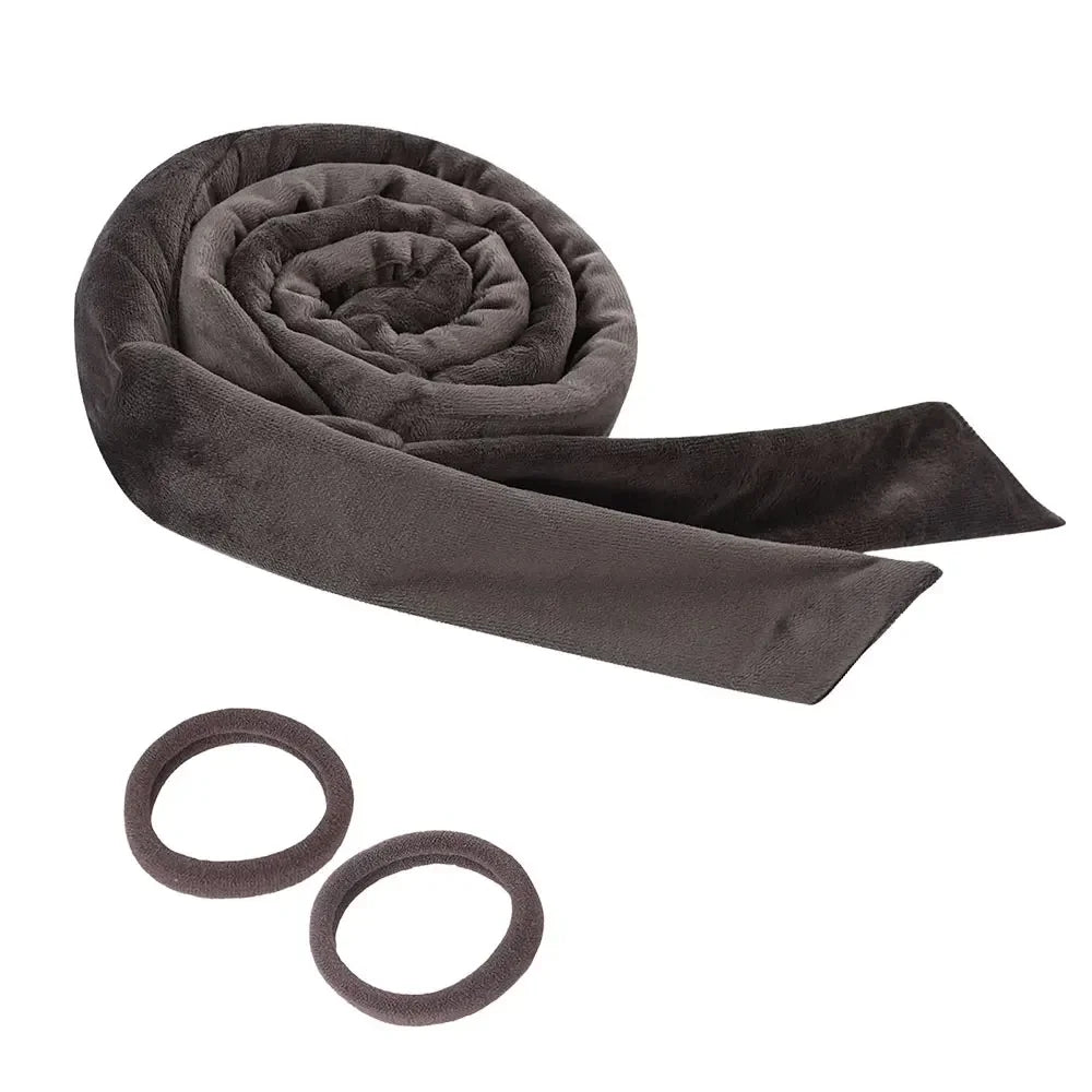 Luminora Heatless Curling Wrap Set — Charcoal · Hair ties / China Mainland